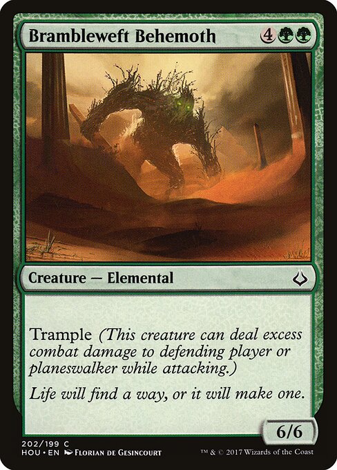 Brambleweft Behemoth — art by Florian de Gesincourt