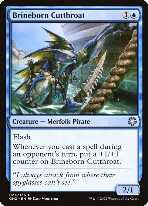 Brineborn Cutthroat — art by Caio Monteiro