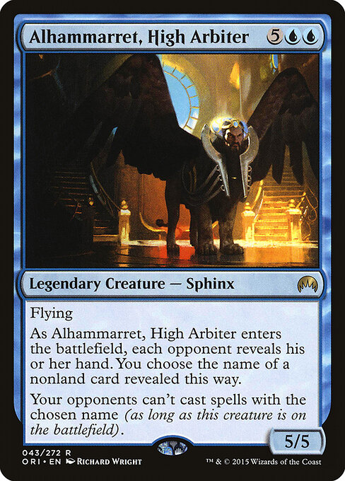 Alhammarret, High Arbiter — art by Richard Wright