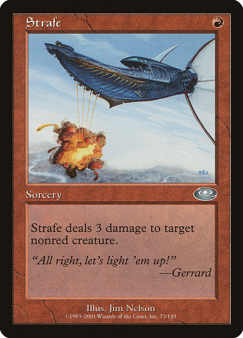 Strafe — art by Jim Nelson