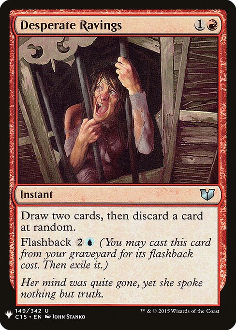 Desperate Ravings — art by John Stanko