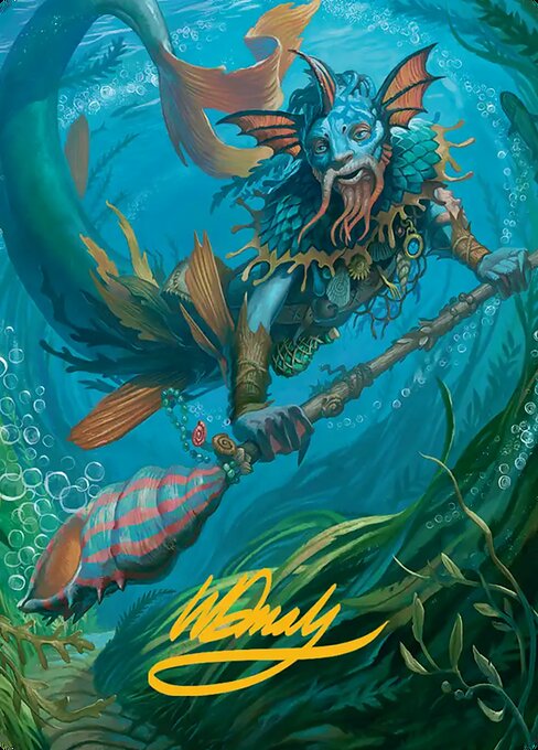 Sygg, Wanderwine Wisdom // Sygg, Wanderwine Wisdom — art by Warren Mahy