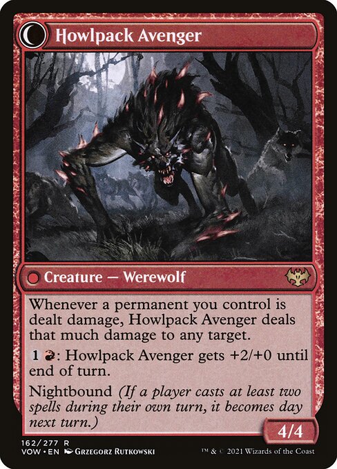Ill-Tempered Loner // Howlpack Avenger — art by Grzegorz Rutkowski
