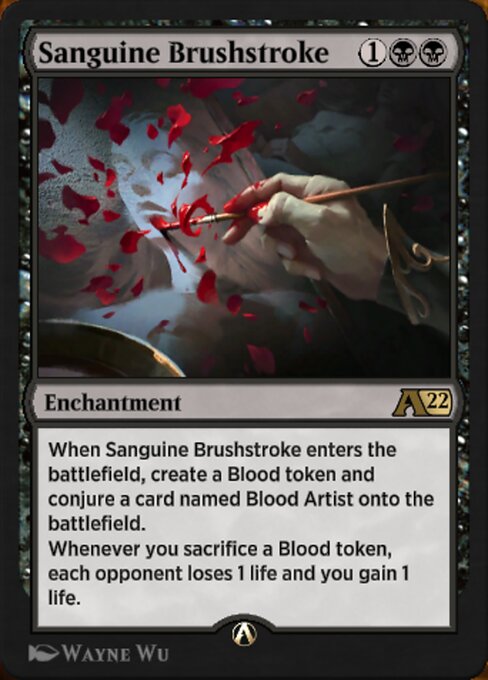 Sanguine Brushstroke — art by Wayne Wu