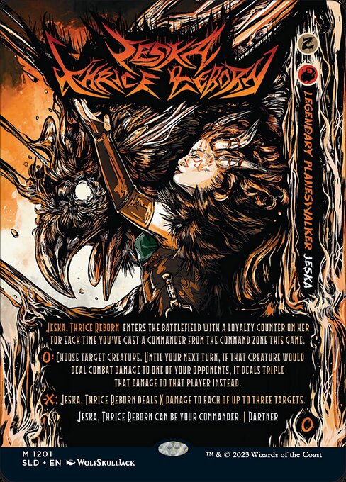 Jeska, Thrice Reborn — art by WolfSkullJack