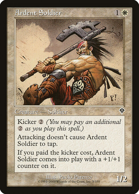 Ardent Soldier — art by Paolo Parente