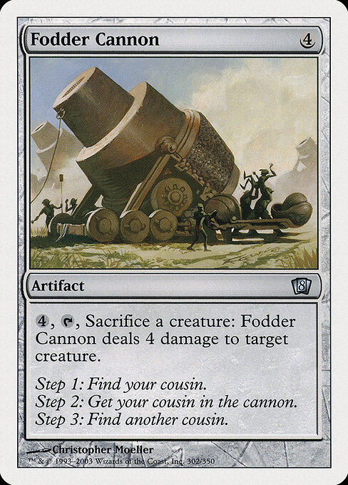 Fodder Cannon — art by Christopher Moeller