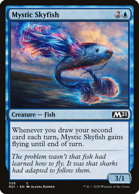 Mystic Skyfish — art by Alayna Danner