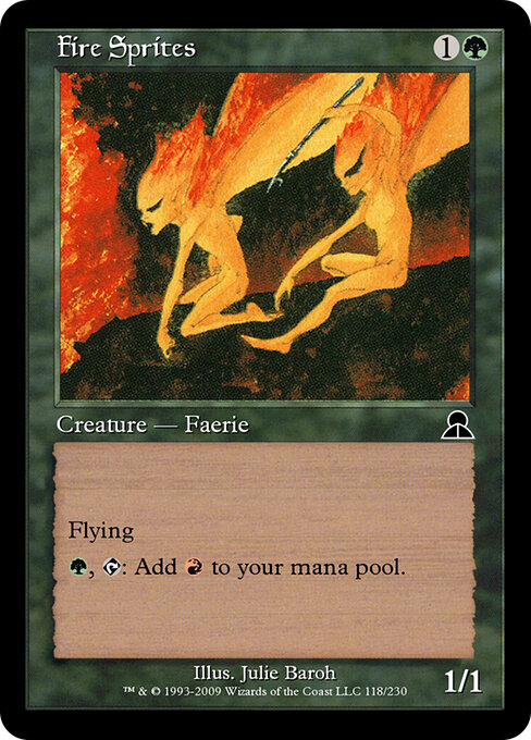 Fire Sprites — art by Julie Baroh
