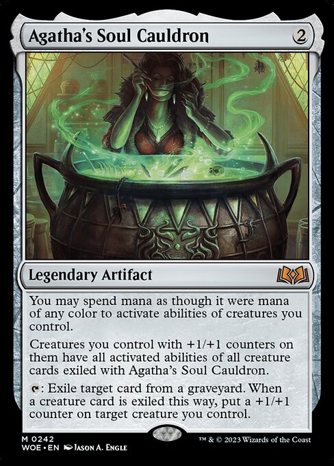 Agatha's Soul Cauldron — art by Jason A. Engle