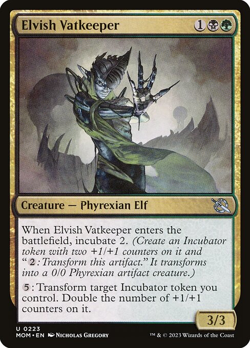 Elvish Vatkeeper — art by Nicholas Gregory