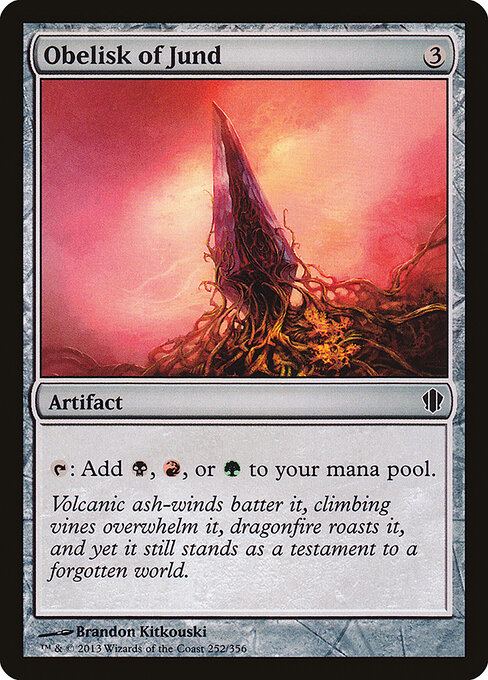 Obelisk of Jund — art by Brandon Kitkouski