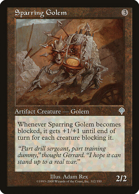 Sparring Golem — art by Adam Rex