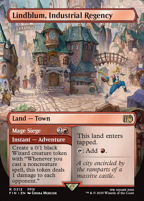 Lindblum, Industrial Regency // Mage Siege — art by Enora Mercier