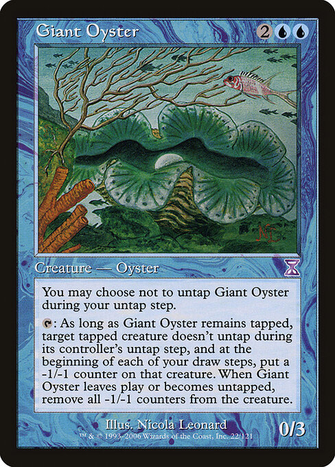 Giant Oyster — art by Nicola Leonard
