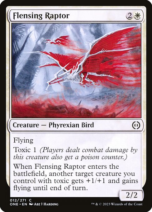 Flensing Raptor — art by Abz J Harding