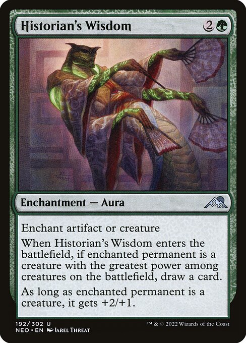 Historian's Wisdom — art by Jarel Threat