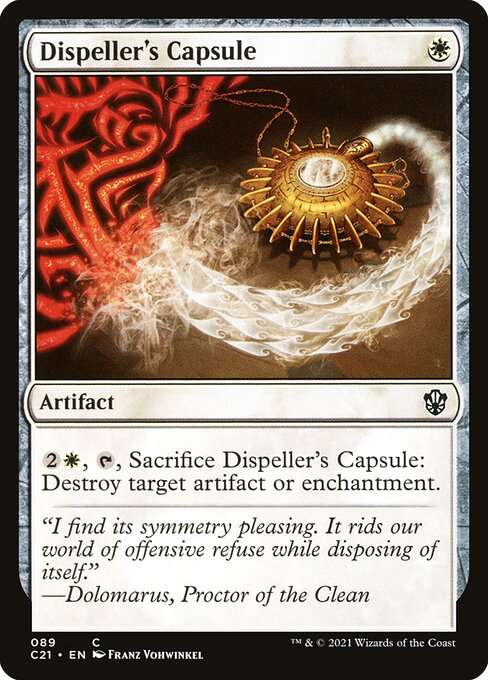 Dispeller's Capsule — art by Franz Vohwinkel