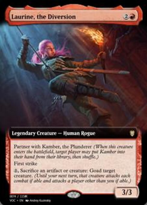 Laurine, the Diversion — art by Andrey Kuzinskiy