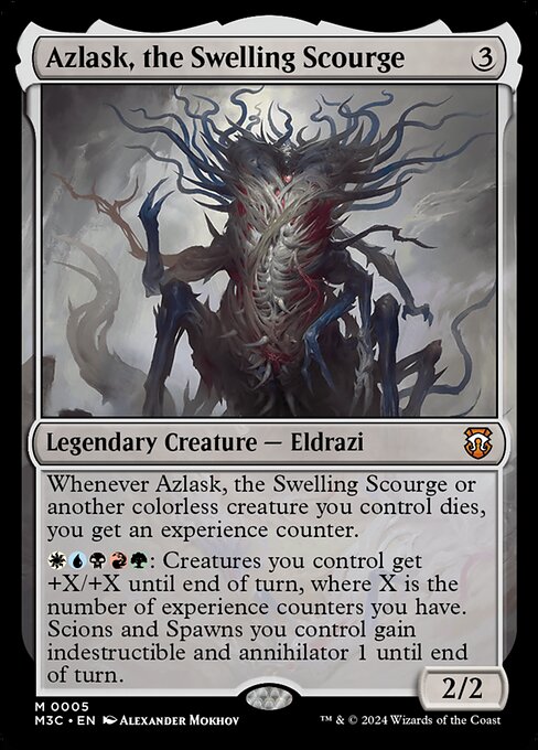 Azlask, the Swelling Scourge — art by Alexander Mokhov