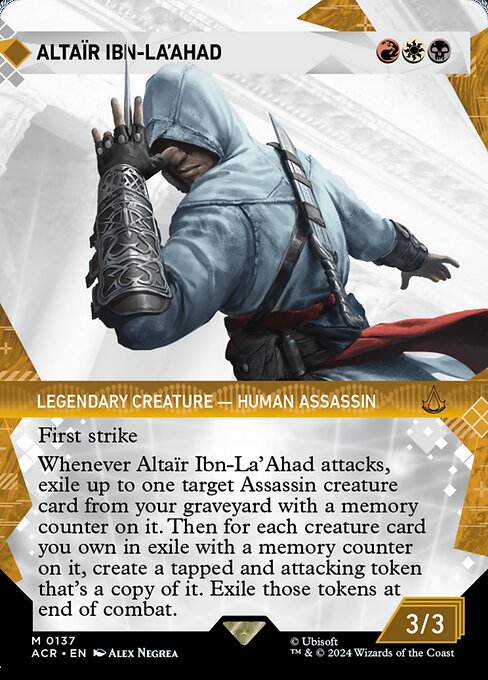 Altaïr Ibn-La'Ahad — art by Alex Negrea