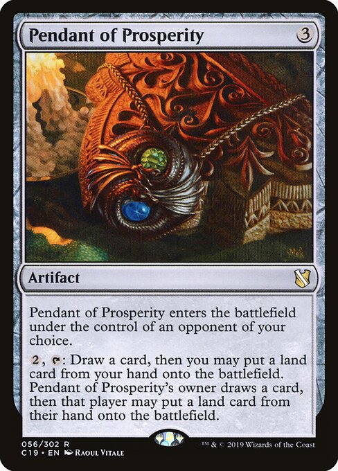 Pendant of Prosperity — art by Raoul Vitale