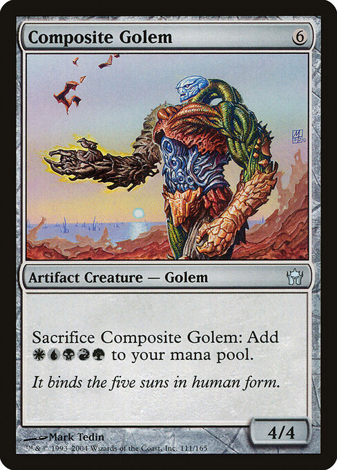 Composite Golem — art by Mark Tedin