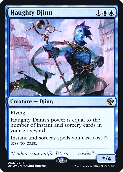 Haughty Djinn — art by Mike Jordana