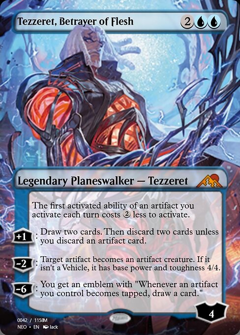Tezzeret, Betrayer of Flesh — art by Lack