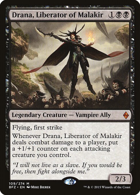 Drana, Liberator of Malakir — art by Mike Bierek