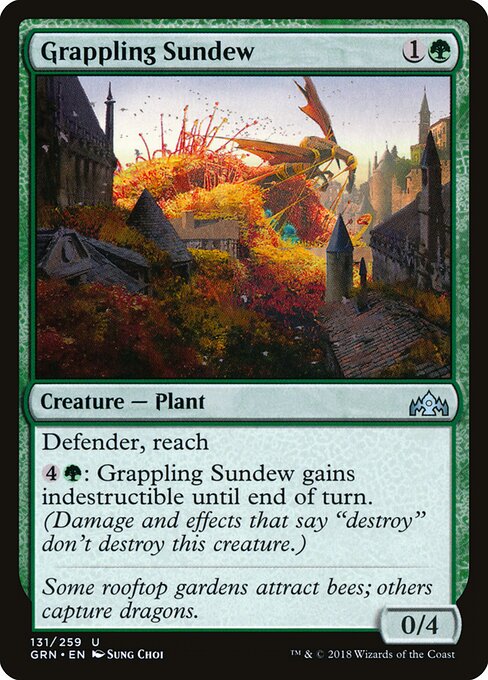 Grappling Sundew — art by Sung Choi