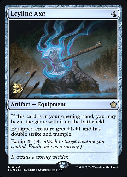 Leyline Axe — art by Edgar Sánchez Hidalgo
