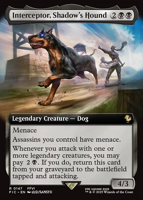 Interceptor, Shadow's Hound — art by Sansyu