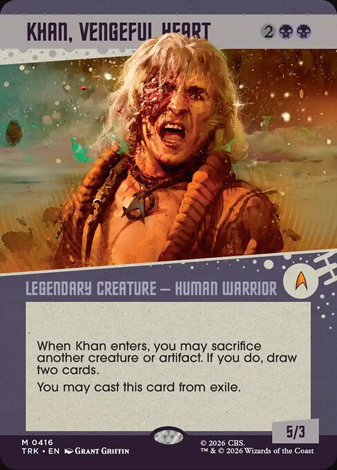 Khan, Vengeful Heart — art by Grant Griffin