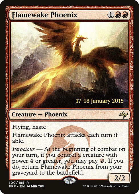 Flamewake Phoenix — art by Min Yum