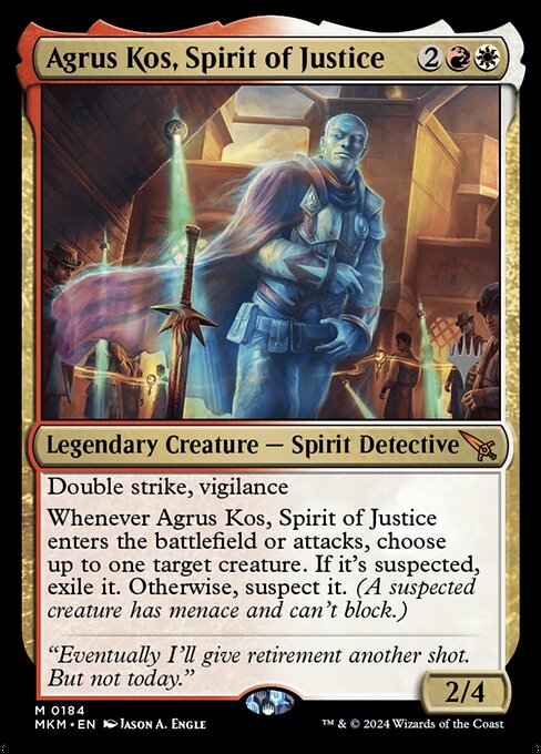 Agrus Kos, Spirit of Justice — art by Jason A. Engle