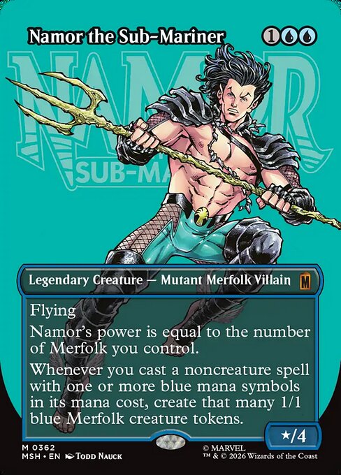 Namor the Sub-Mariner — art by Todd Nauck