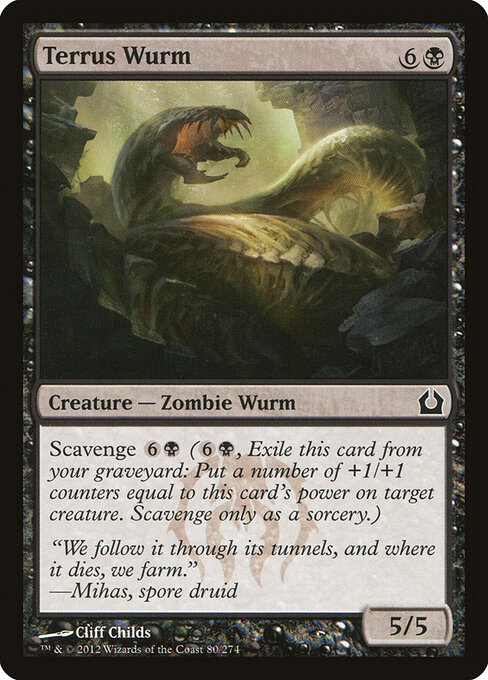 Terrus Wurm — art by Cliff Childs