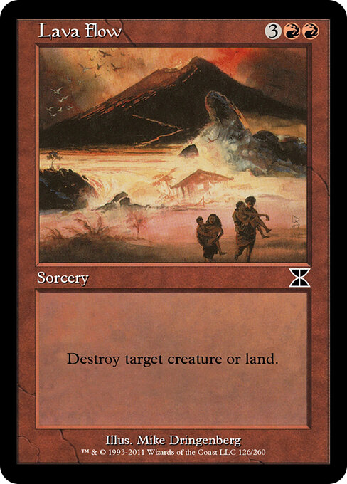 Lava Flow — art by Mike Dringenberg