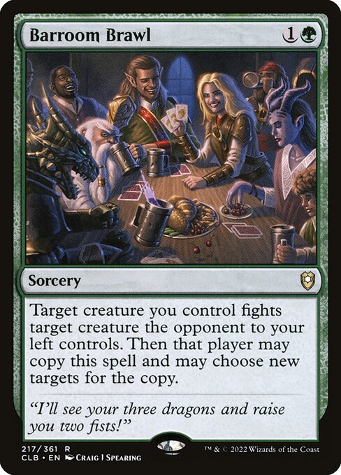 Barroom Brawl — art by Craig J Spearing