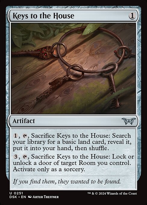 Keys to the House — art by Artur Treffner