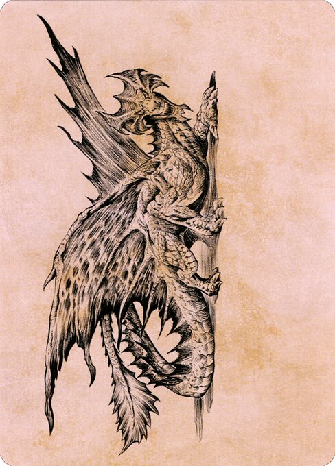 Ancient Brass Dragon // Ancient Brass Dragon — art by Jeff Miracola
