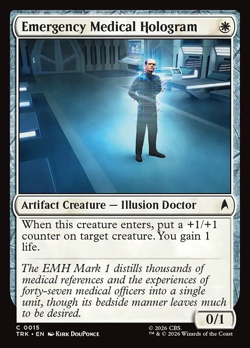 Emergency Medical Hologram — art by Kirk DouPonce