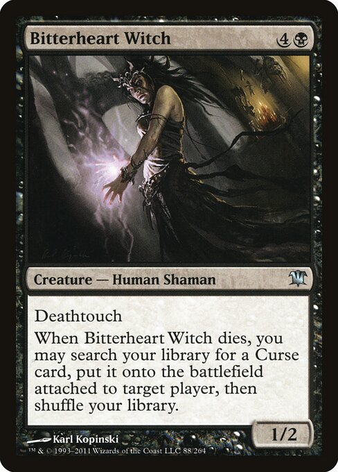 Bitterheart Witch — art by Karl Kopinski
