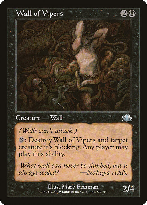 Wall of Vipers — art by Marc Fishman