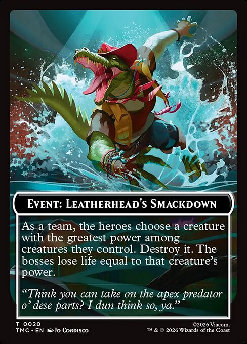 Event: Leatherhead's Smackdown — art by Jo Cordisco