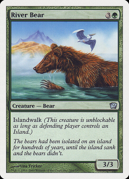 River Bear — art by Una Fricker