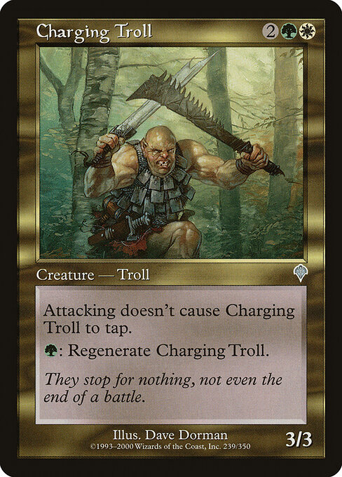 Charging Troll — art by Dave Dorman