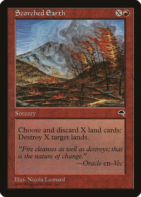 Scorched Earth — art by Nicola Leonard