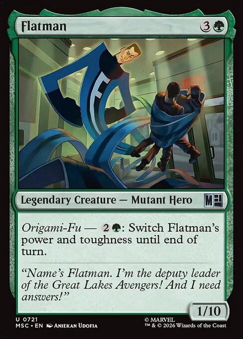 Flatman — art by Aniekan Udofia